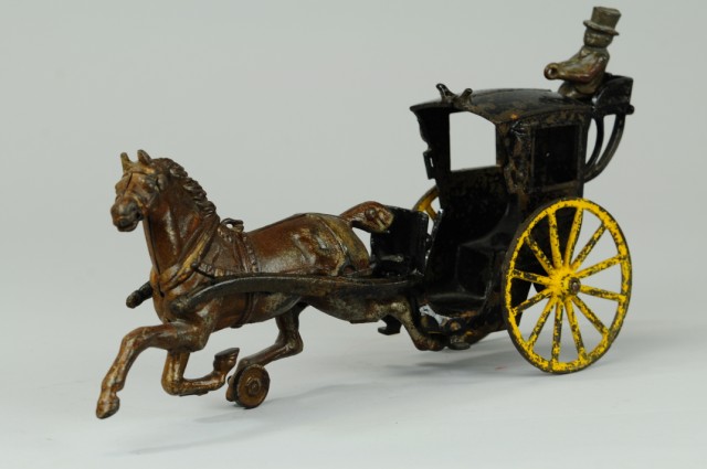 HANSOM CAB Dent cast iron painted 179e58