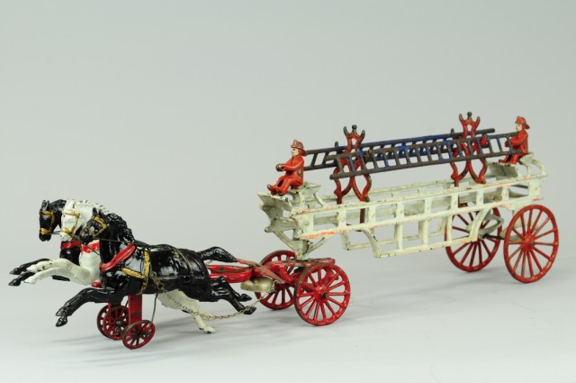 HORSE DRAWN HOOK AND LADDER WAGON