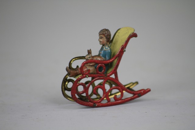 ROCKING CHAIR PENNY TOY Meier pre war 17a0dc