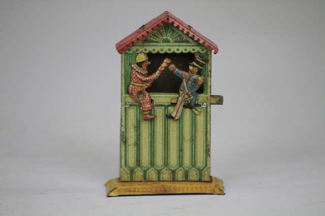 PUNCH AND JUDY PENNY TOY Meier pre-war