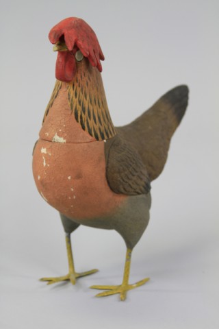 LARGE ROOSTER CANDY CONTAINER Germany 17a120