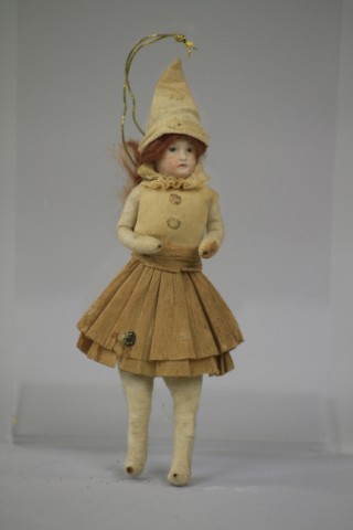 HEUBACH HEAD DANCING GIRL COTTON ORNAMENT