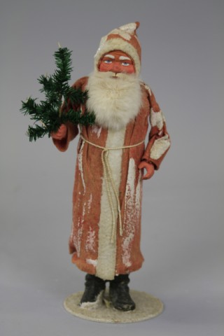 a/ FATHER CHRISTMAS CANDY CONTAINER