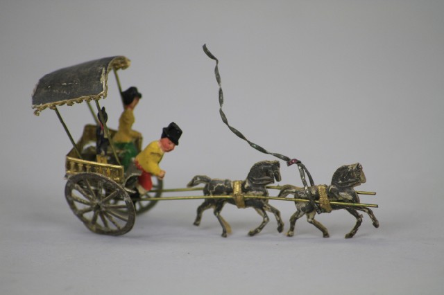 DRESDEN CARRIAGE PULLED BY TWO