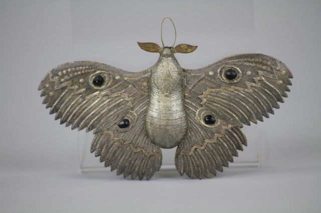 EARLY DRESDEN MOTH ORNAMENT Germany