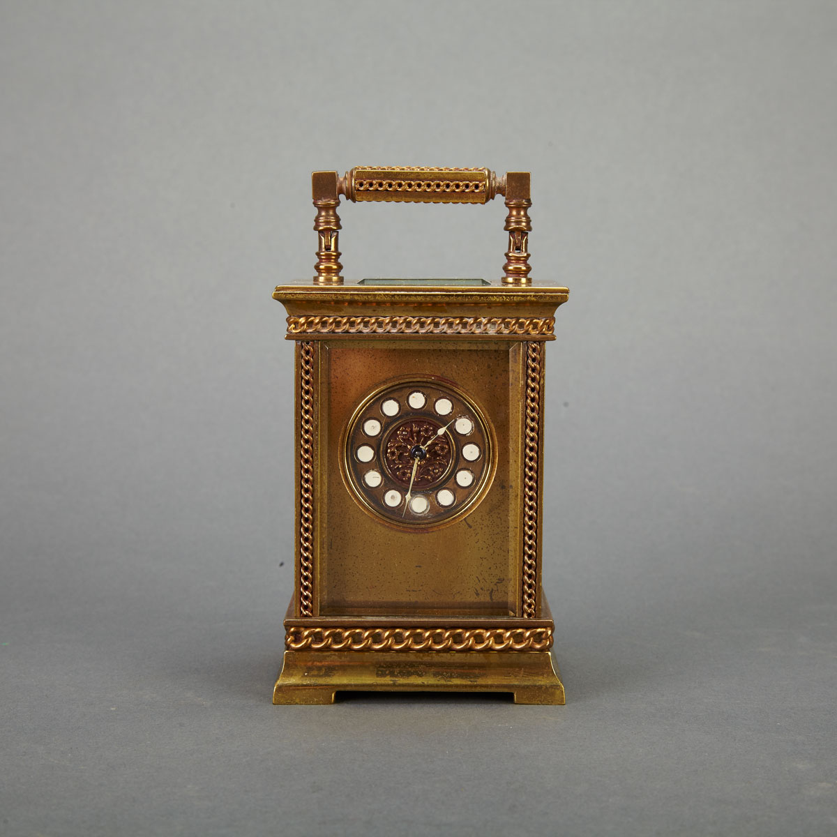 French Gilt Bronze Carriage Clock