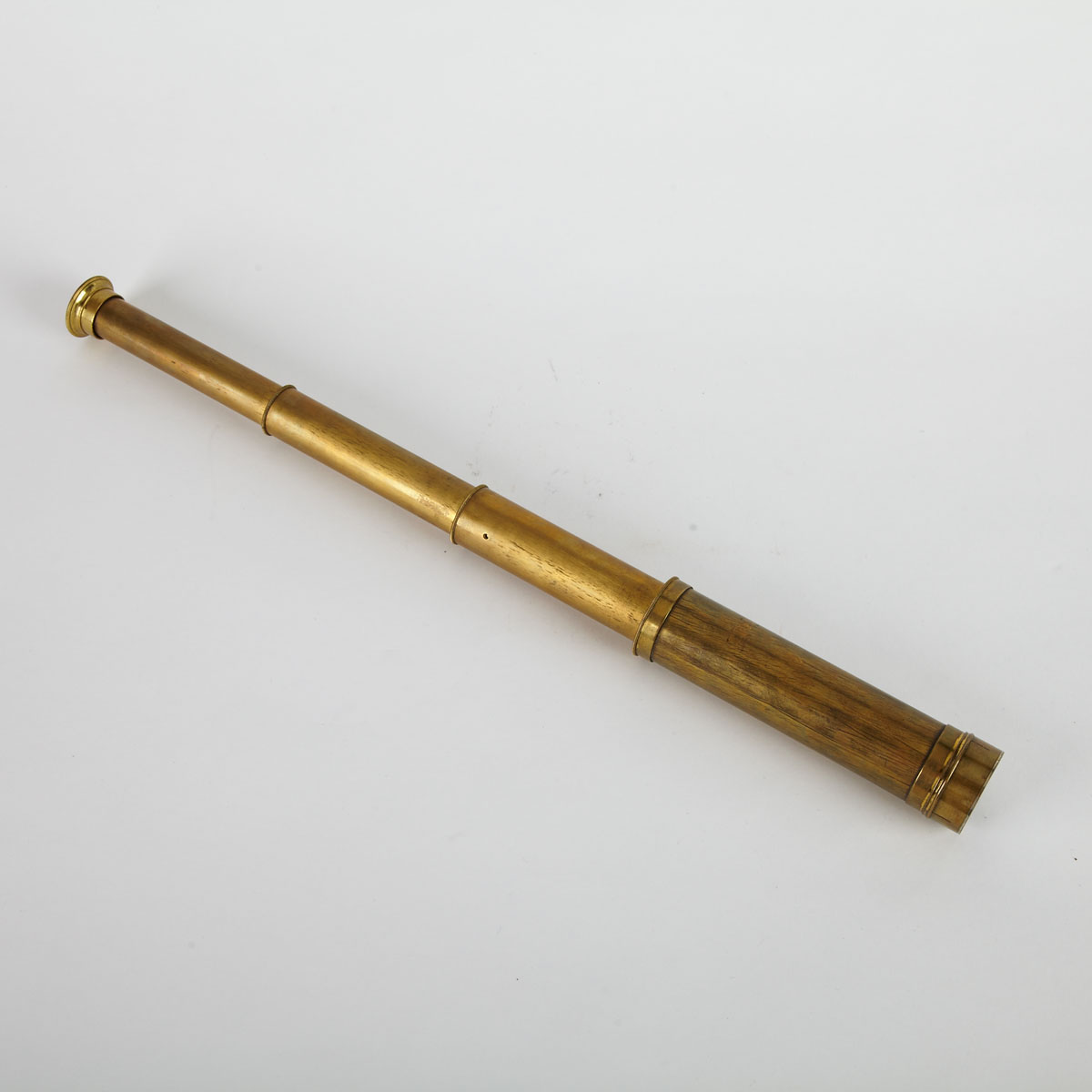 English Brass Three Draw Telescope 17a24d