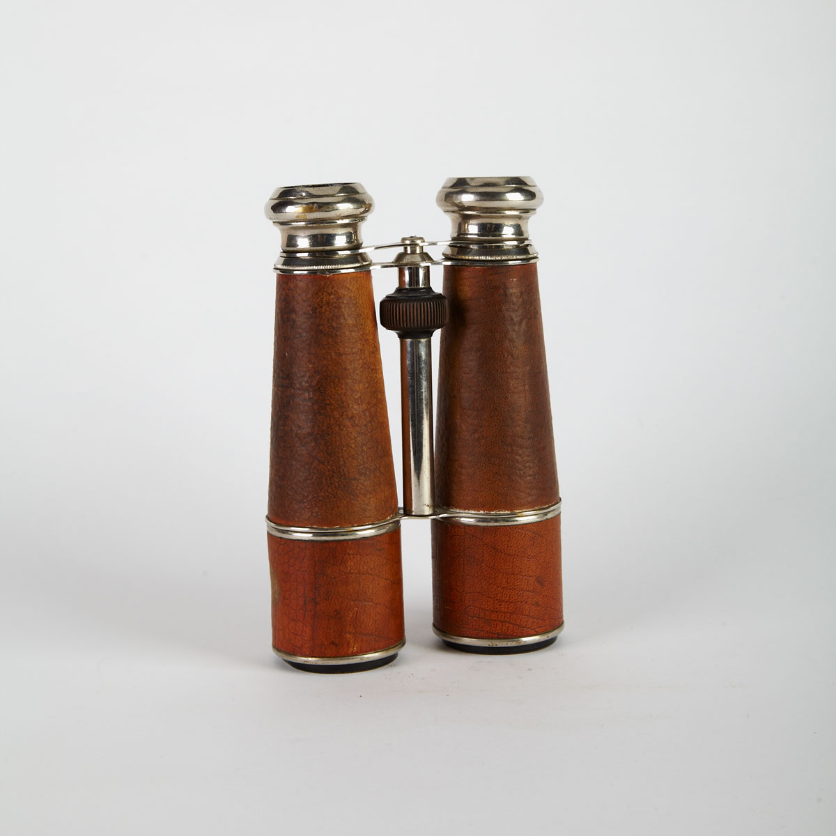 Pair of French Nickel Field Binoculars