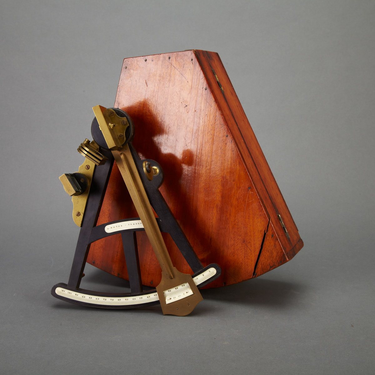 Ebony and Brass Octant James Whyte Glasgow