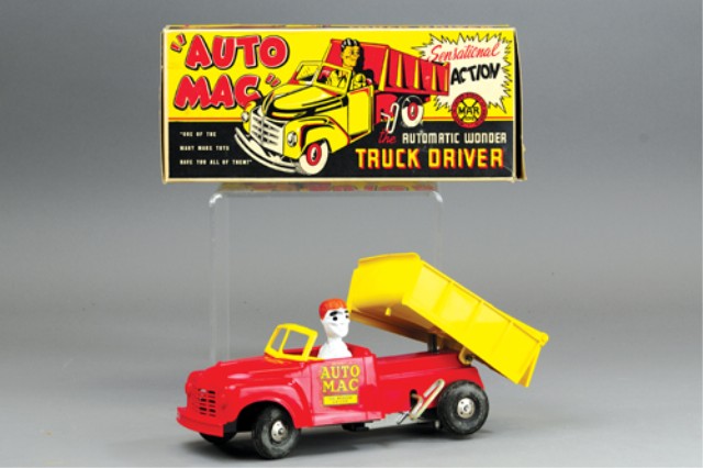 MARX BOXED AUTO MAC TRUCK DRIVER