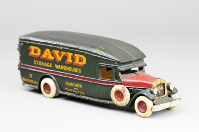 ARCADE WHITE DELIVERY VAN WITH 17a397