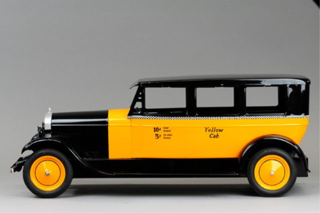 TURNER LINCOLN YELLOW CAB SEDAN 17a3c3