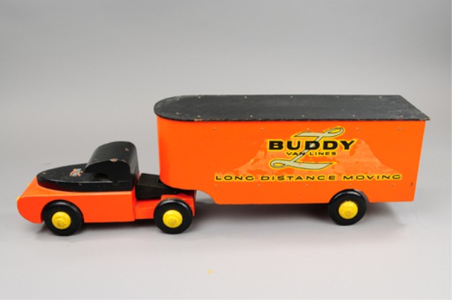 BUDDY L WOOD VAN LINES TRACTOR 17a3d0