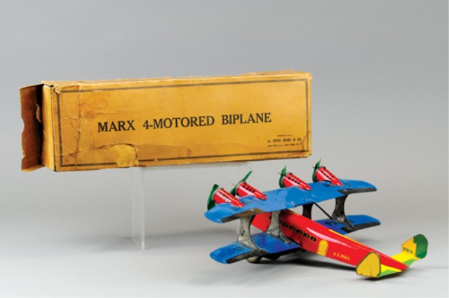 MARX 4-MOTORED BI-PLANE Includes box