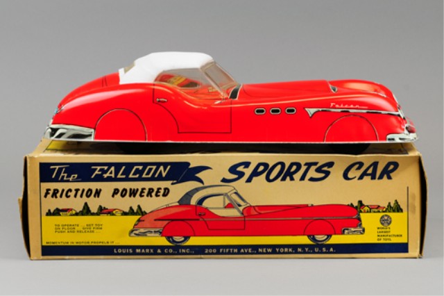 MARX BOXED FALCON SPORTS CAR Lithographed 17a415