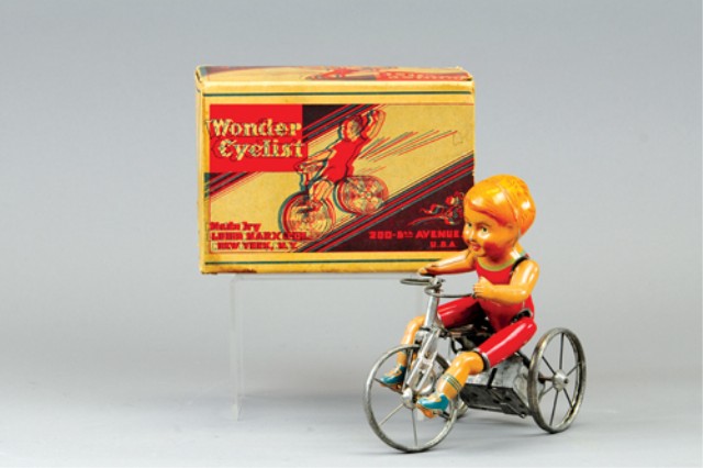  MARX WONDER CYCLIST IN ORIGINAL 17a452