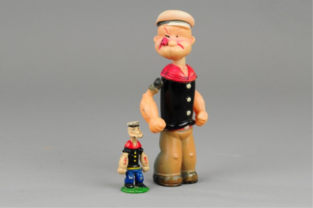 POPEYE CELLULOID WALKER PAPERWEIGHT 17a469