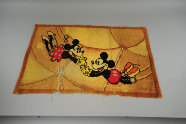 LOT OF FOUR DISNEY RUGS Early examples 17a480