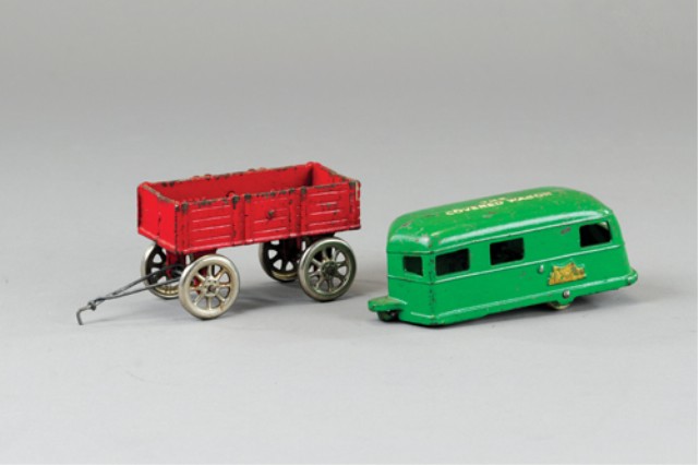 ARCADE FARM WAGON AND COVERED WAGON 17a496