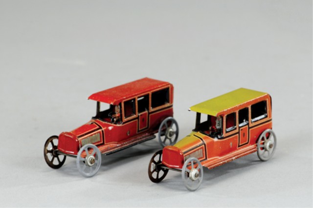 TWO SALOON PENNY TOYS Fischer Germany 17a4f2