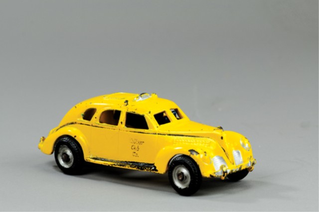 ARCADE YELLOW CAB Cast iron painted 17a5e2