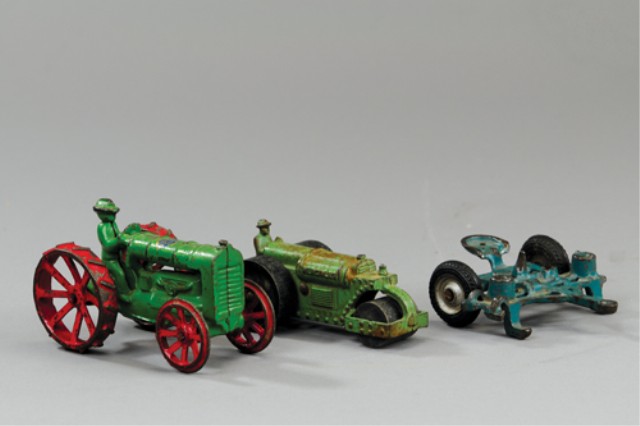 LOT OF TWO SMALL TRACTORS Includes Hubley