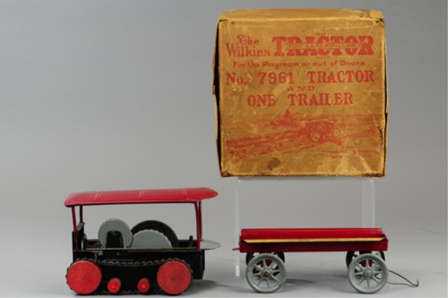 WILKENS BOXED TRACTOR AND TRAILER