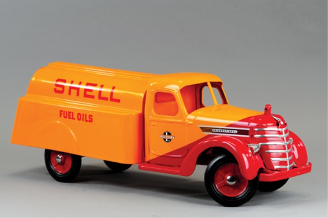 BUDDY L 1928 INTERNATIONAL SHELL TRUCK