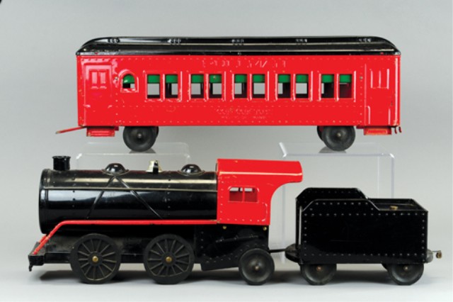 COR COR TRAIN ENGINE TENDER AND COACH