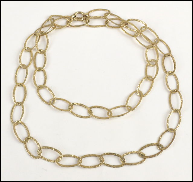 14 KARAT YELLOW GOLD LINK NECKLACE  177fd0