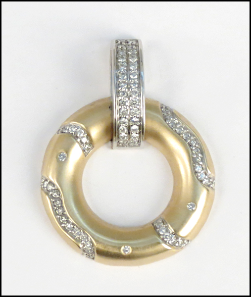 14 KARAT YELLOW AND WHITE GOLD 178008