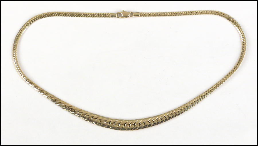 14 KARAT YELLOW GOLD LINK NECKLACE  178025