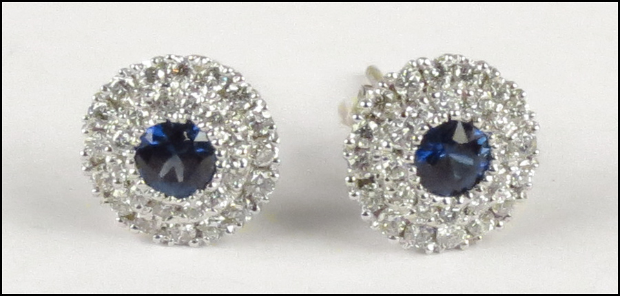 SAPPHIRE DIAMOND AND 18 KARAT WHITE 178035