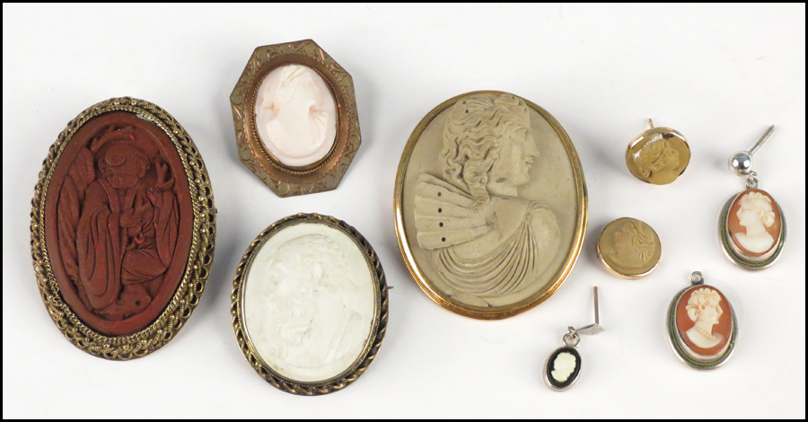 LAVA CAMEO BROOCH PENDANT Together 178036