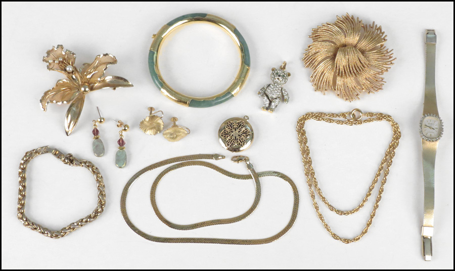 COLLECTION OF JEWELRY. Comprised
