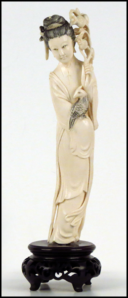 CHINESE CARVED IVORY FIGURE OF 1780af