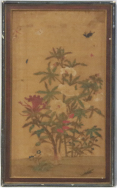 CHINESE SCHOOL 19TH CENTURY FLOWERS 1780c4