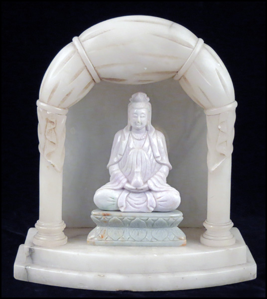 CARVED MARBLE SHRINE Contaiining 178156