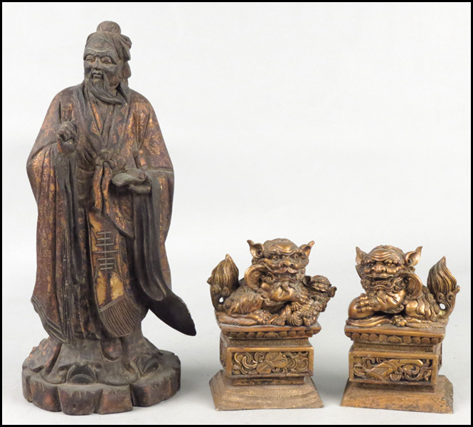 CHINESE PARCEL GILT FIGURE Together 178158