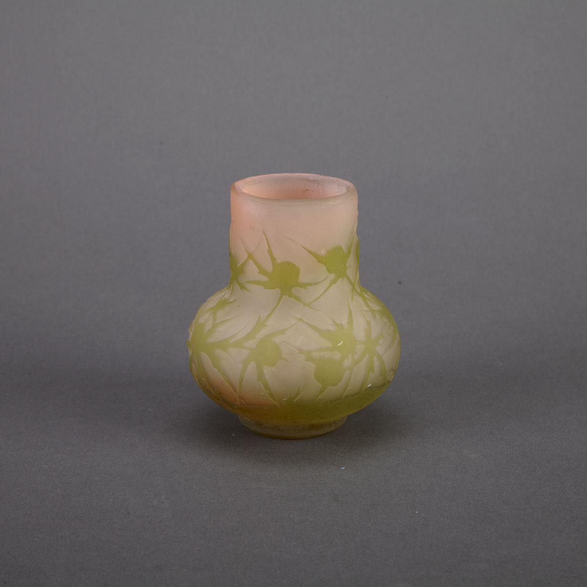 Galle Cameo Glass Small Vase early