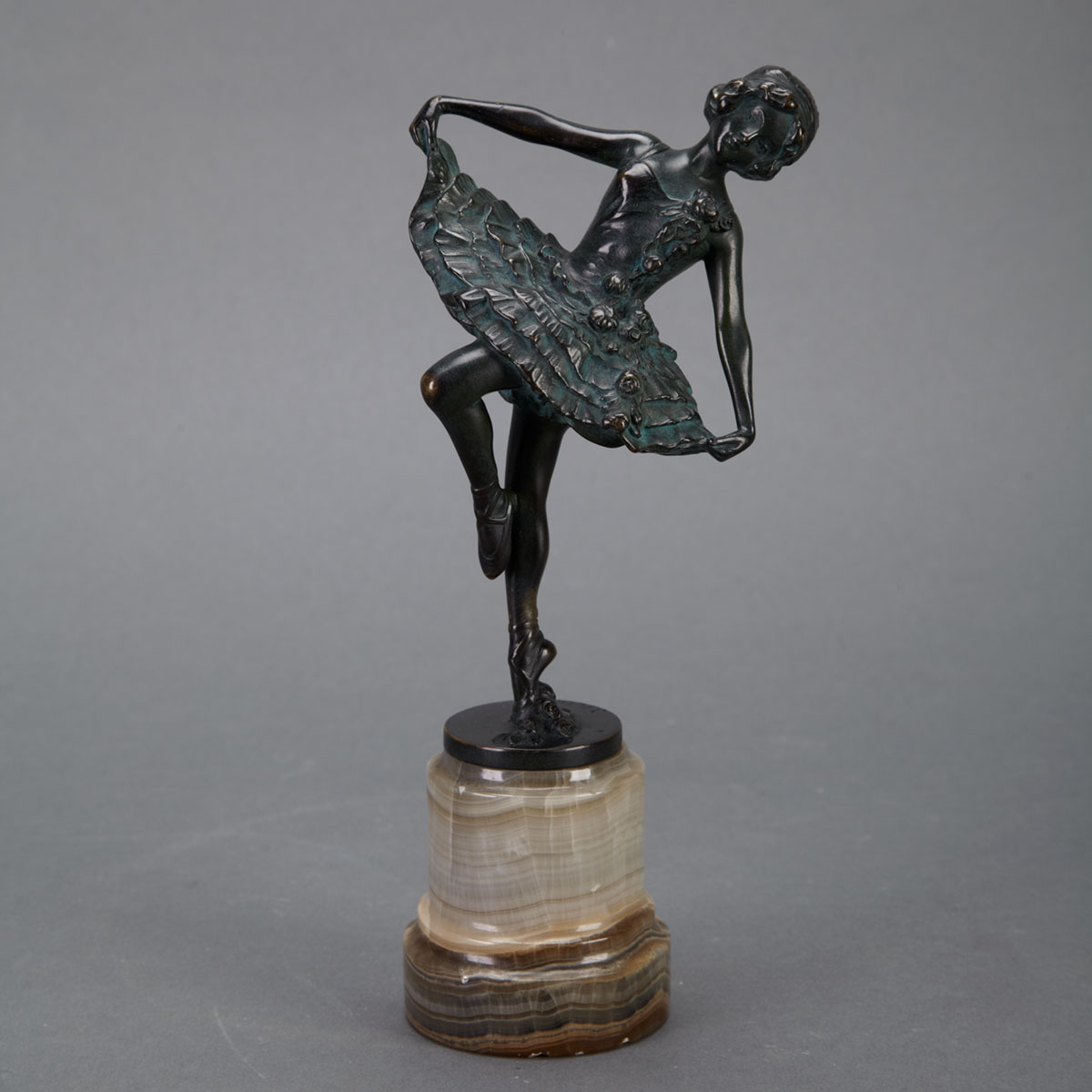 Austrian Bronze Figure of a Young Ballerina