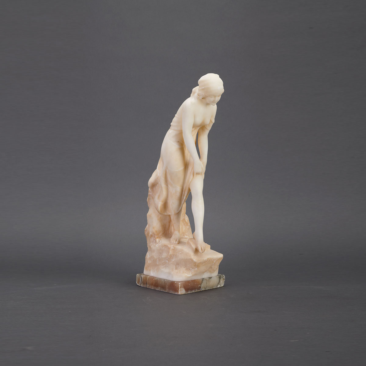Italian Carved Alabaster Figure of a