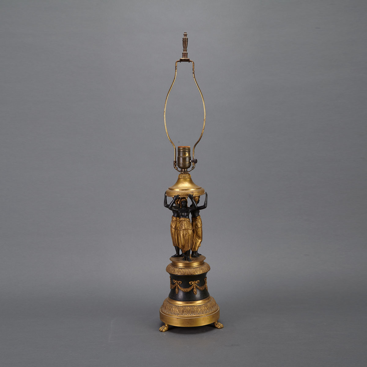 French Empire Style Gilt and Patinated 17826f