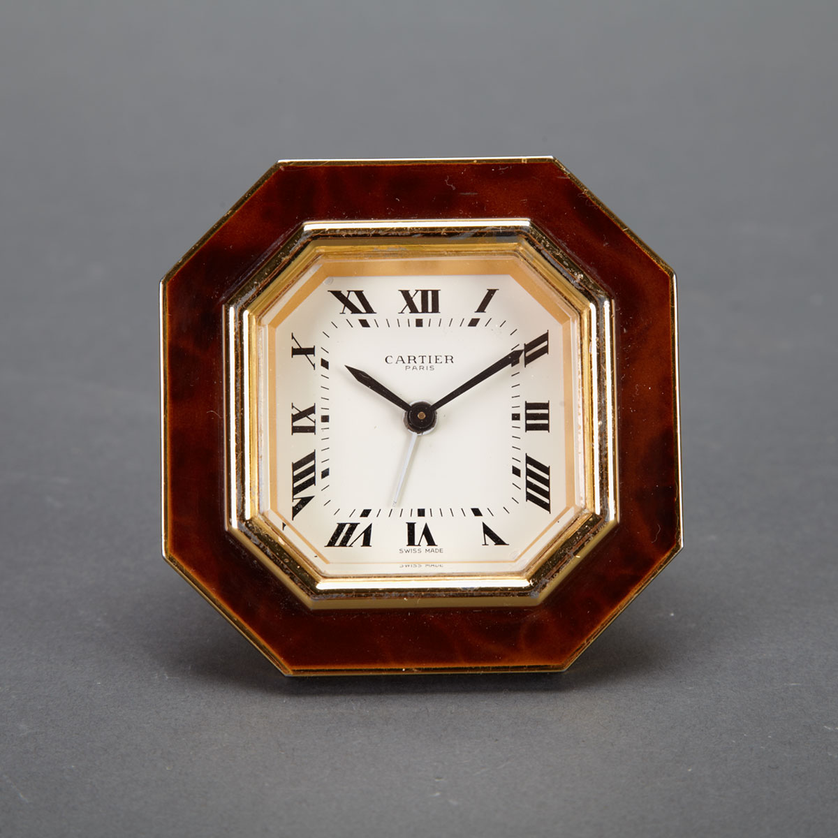 Cartier Easel Alarm Clock model 17827a