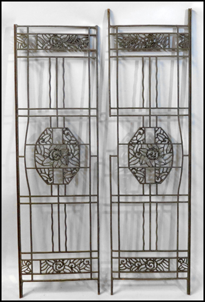 GROUP OF FOURTEEN CAST IRON PANELS  178295