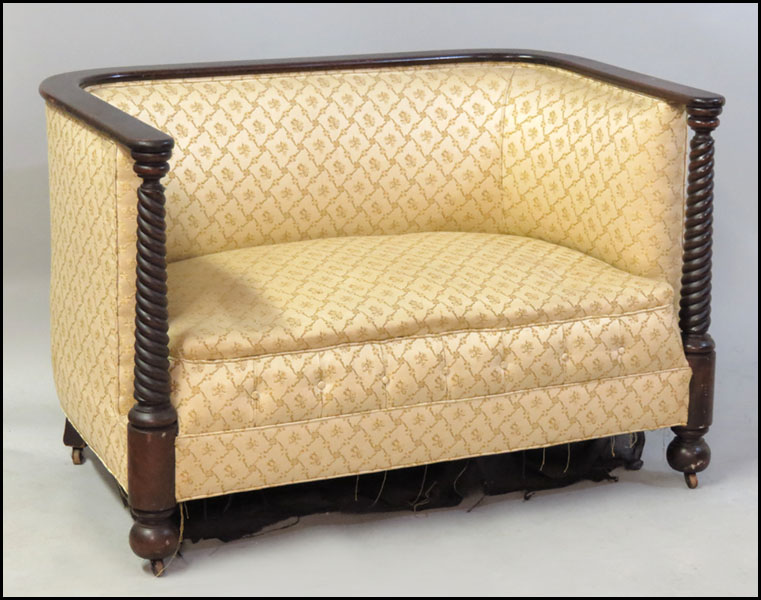 EMPIRE STYLE UPHOLSTERED TURNED 1782bf