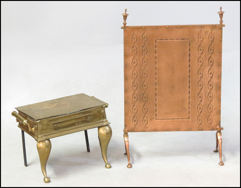 COPPER FIRESCREEN Together with 1782ed