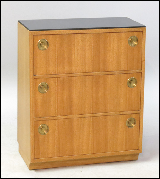 SET OF FOUR DUNBAR THREE-DRAWER