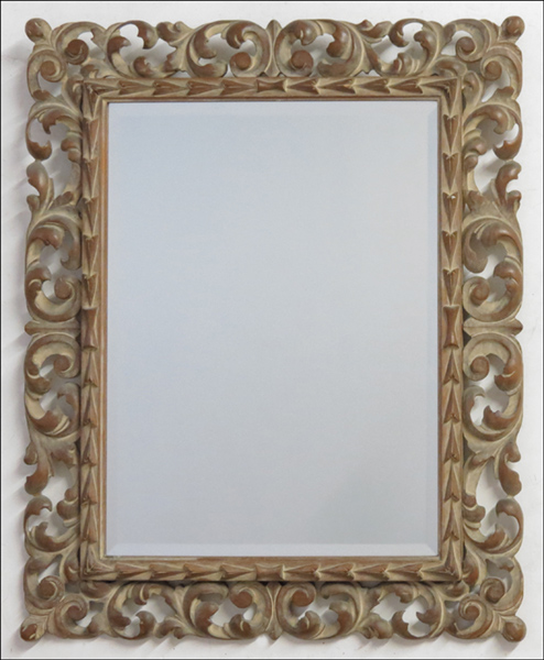 CARVED PINE MIRROR 32 x 26  17838c
