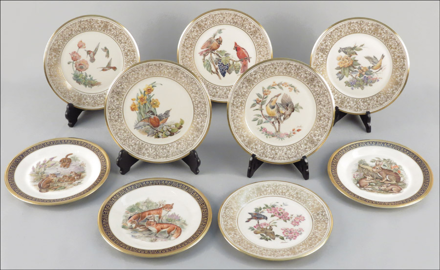 GROUP OF NINE BOEHM FOR LENOX PORCELAIN 17838e